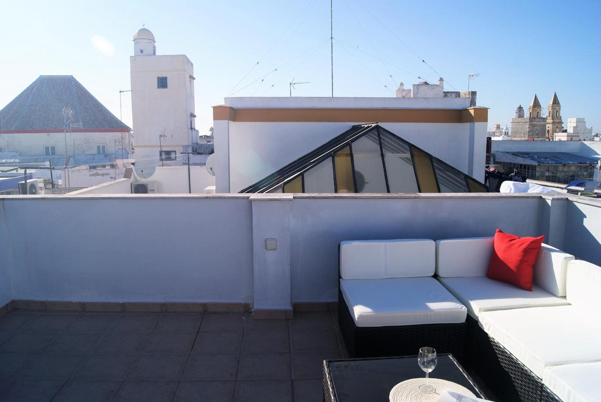 Cdz - Atico Tavira Two Private Terraces With Great Views Apartment Cádiz Exterior photo