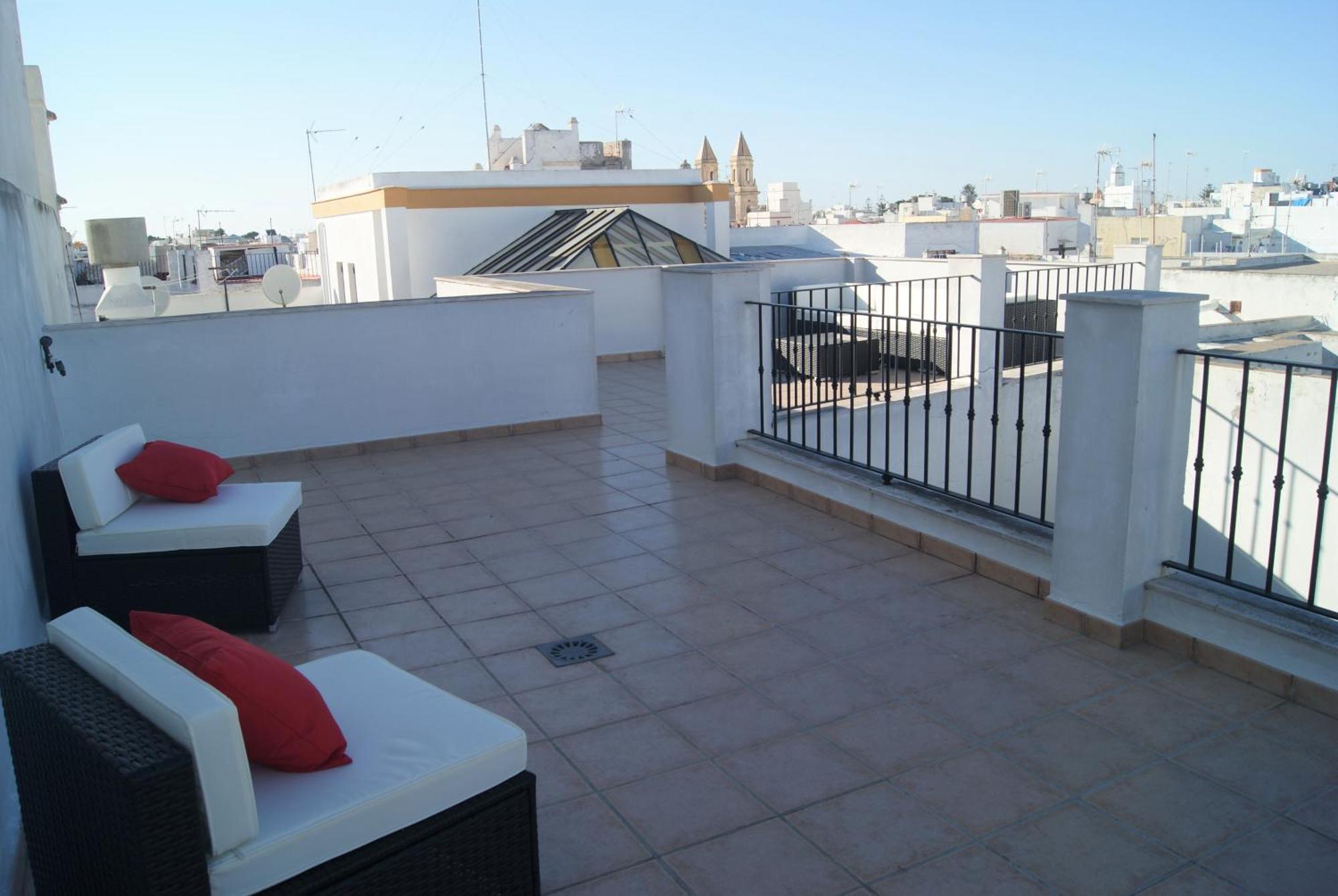 Cdz - Atico Tavira Two Private Terraces With Great Views Apartment Cádiz Exterior photo